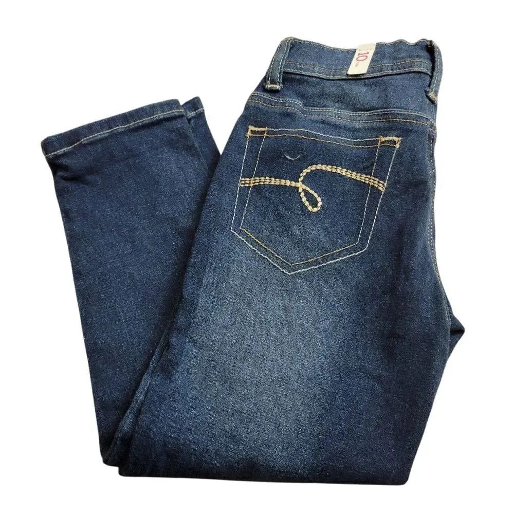 Justice denim capri 10 slim